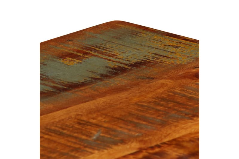 Sofabord Med Hylde Massivt Genanvendt Træ 100 X 60 X 35 Cm - Brun - Møbler - Borde - Sofabord