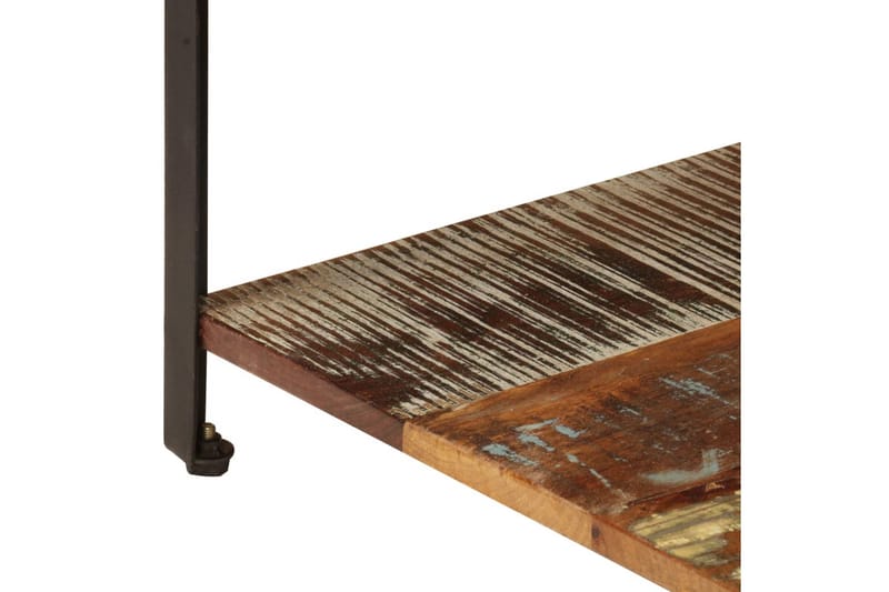Sofabord Med Hylde Massivt Genanvendt Træ 100 X 60 X 35 Cm - Brun - Møbler - Borde - Sofabord