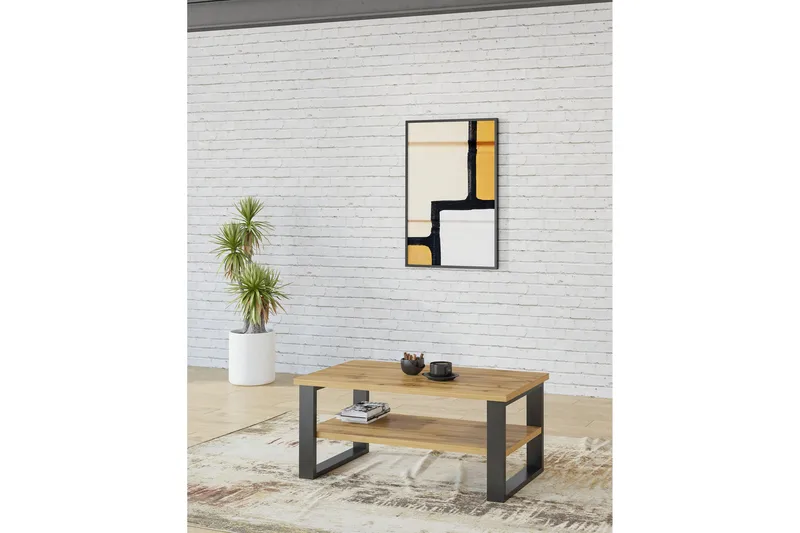 Malissa Sofabord 110 cm - Brun - Møbler - Borde - Sofabord - Sofabord med opbevaring