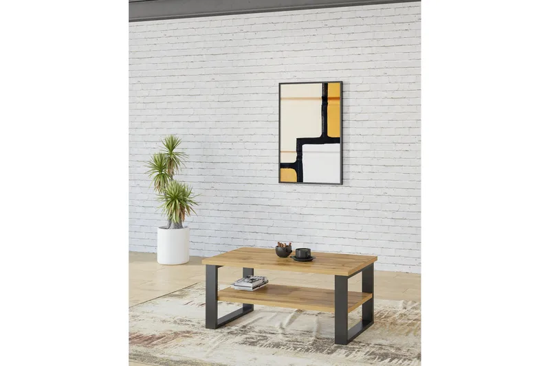 Malissa Sofabord 110 cm - Brun - Møbler - Borde - Sofabord - Sofabord med opbevaring