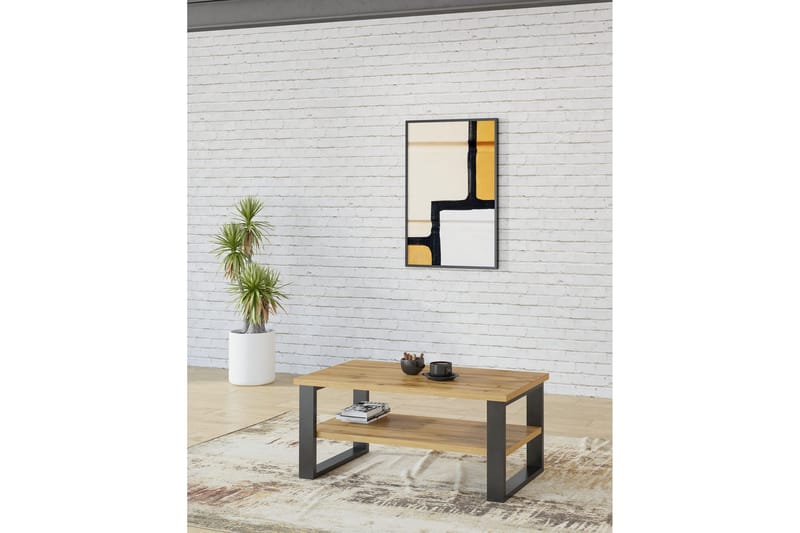 Malissa Sofabord 110 cm - Brun - Møbler - Borde - Sofabord - Sofabord med opbevaring