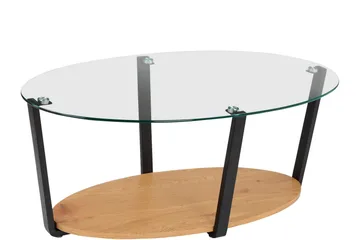 Mohaklo Sofabord 110x60 cm - Brun - Møbler - Borde - Sofabord - Sofabord med opbevaring