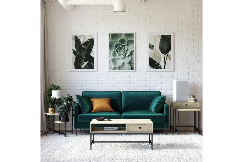 Tamlin Soffbord 102x50 cm Brun Queer Eye Brown, undefined