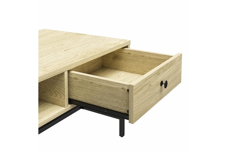 Tamlin Soffbord 102x50 cm Brun Queer Eye Brown - Møbler - Borde - Sofabord - Sofabord med opbevaring