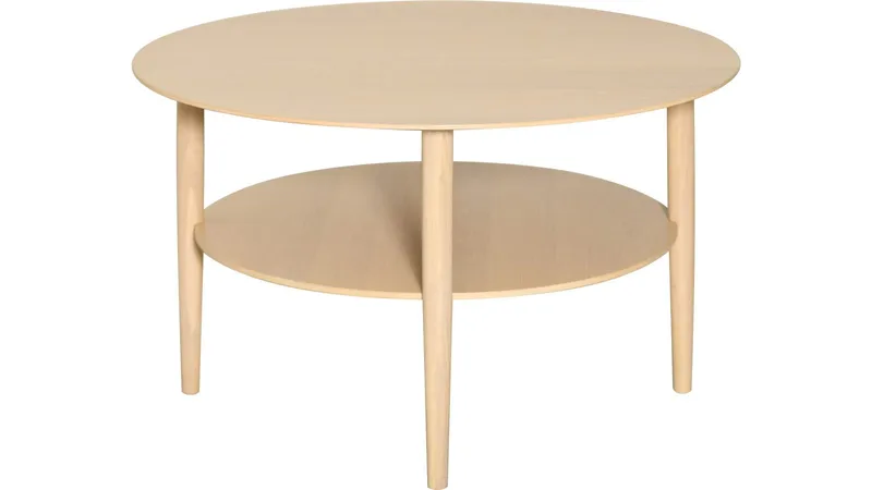 Sofabord NFG Rondo Ø85 cm Vitpigmenterat - Hvidpigmenteret - Møbler - Borde - Sofabord