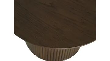 Sofabord Odmark 90 cm - Brunlakeret eg - Møbler - Borde - Sofabord