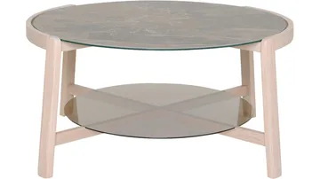 Sofabord Quisto Ø90 cm - Hvidlakeret - Møbler - Borde - Sofabord