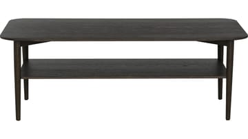 Sofabord Ravik med Hylde 135x65 cm - Brunlakeret - Møbler - Borde - Sofabord