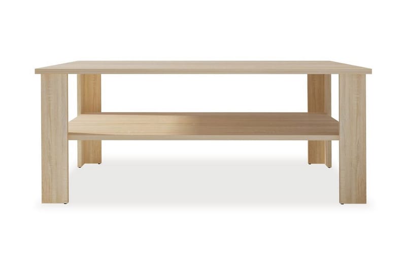 Sofabord Spånplade 100 X 59 X 42 Cm Egetræ - Brun - Møbler - Borde - Sofabord