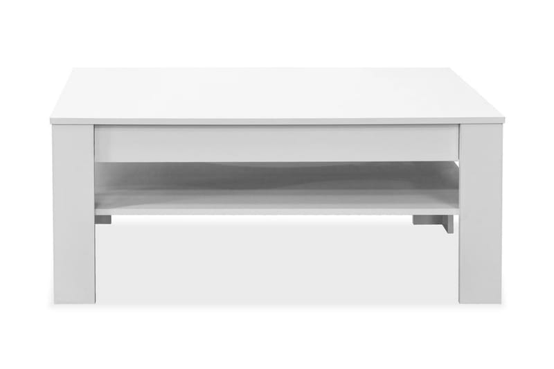 Sofabord Spånplade 110 X 65 X 48 Cm Hvid - Hvid - Møbler - Borde - Sofabord