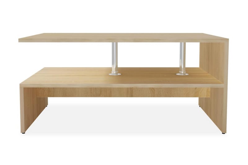 Sofabord Spånplade 90 X 59 X 42 Cm Egetræ - Brun - Møbler - Borde - Sofabord