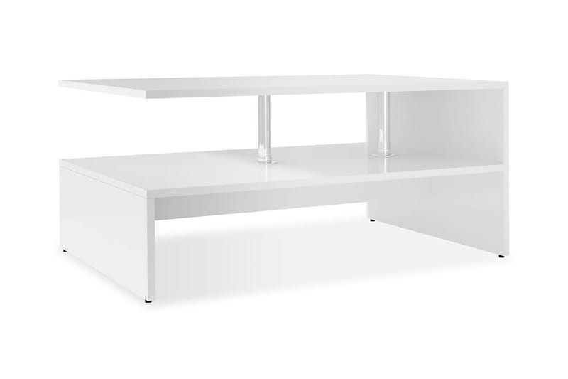 Sofabord Spånplade 90 X 59 X 42 Cm Hvid - Hvid - Sofabord