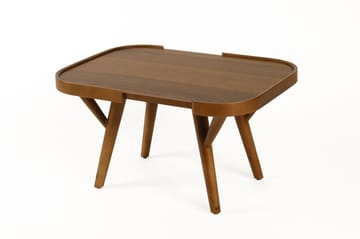 Sofabord Wallxpert Butterfly (70 x 37 x 50 cm) Valnød - Valnød - Møbler - Borde - Sofabord