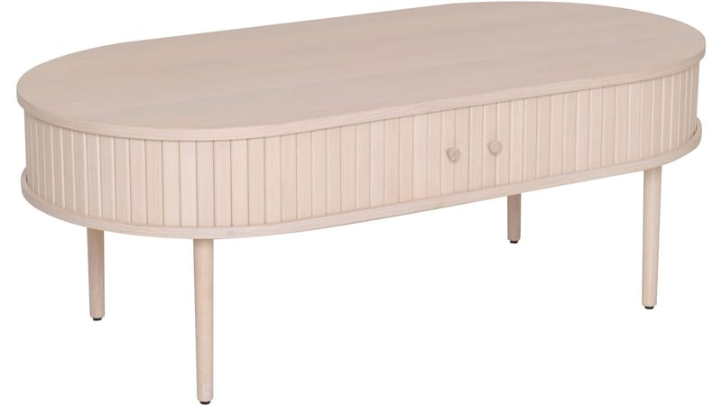 Sofabord Yngvar 120x60 cm - Hvidpigmenteret eg - Møbler - Borde - Sofabord