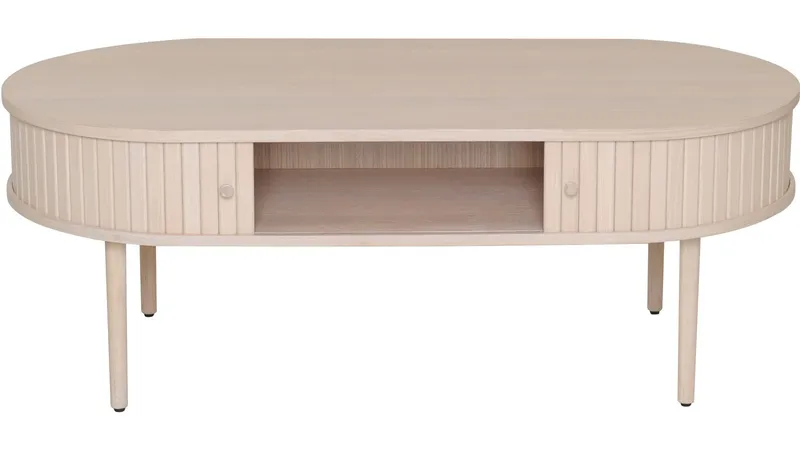Sofabord Yngvar 120x60 cm - Hvidpigmenteret eg - Møbler - Borde - Sofabord