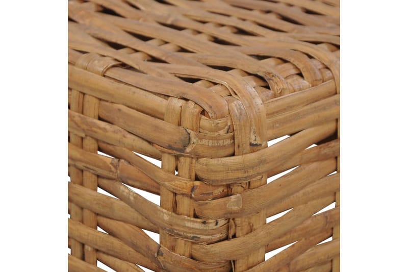 sofaborde 47 x 47 x 28 cm naturlig rattan - Brun - Sofabord