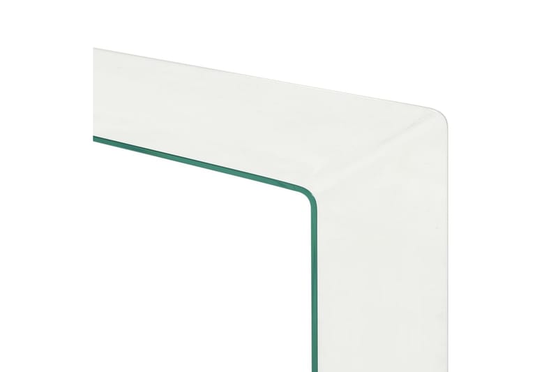 Sofabordssæt I 2 Dele 90 X 30 X 20/110 X 30 X 40cm Hærdet Gl - Møbler - Borde - Sofabord