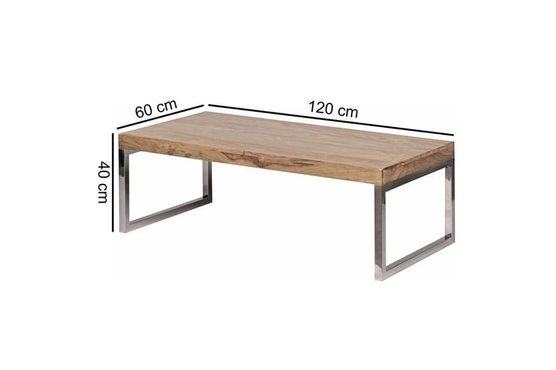 Soffbord Wohnling Trä, Natur - Møbler - Borde - Sofabord