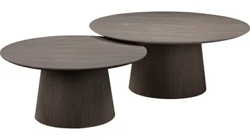 Sofabord Solhem 80 cm - Brunlakeret eg - Møbler - Borde - Sofabord