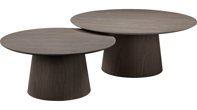 Sofabord Solhem 80 cm - Brunlakeret eg - Møbler - Borde - Sofabord