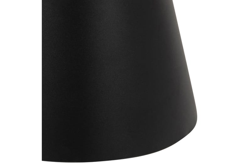 Soli Sofabord 46 cm Rundt - Glas/Sort/Mat Sort - Møbler - Borde - Sofabord