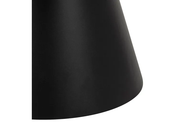 Soli Udvideligt Sofabord 66 cm Rundt - Glas/Sort/Mat Sort - Møbler - Borde - Sofabord