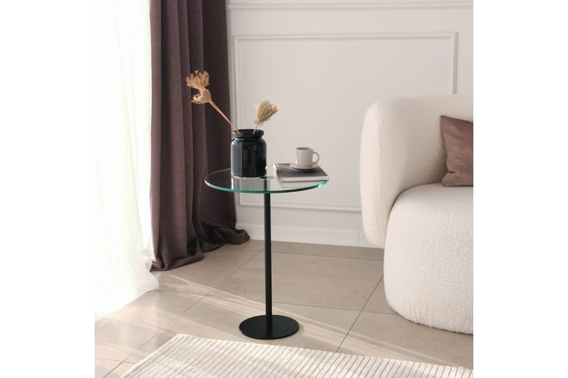 Sotinge Sofabord 40x50x40 cm Rundt - Sort - Møbler - Borde - Sofabord