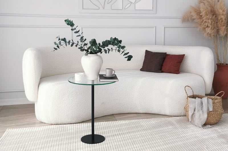 Sotinge Sofabord 40x50x40 cm Rundt - Sort - Møbler - Borde - Sofabord