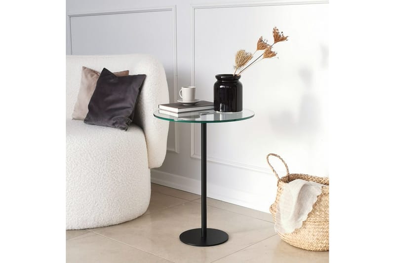 Sotinge Sofabord 40x50x40 cm Rundt - Sort - Møbler - Borde - Sofabord