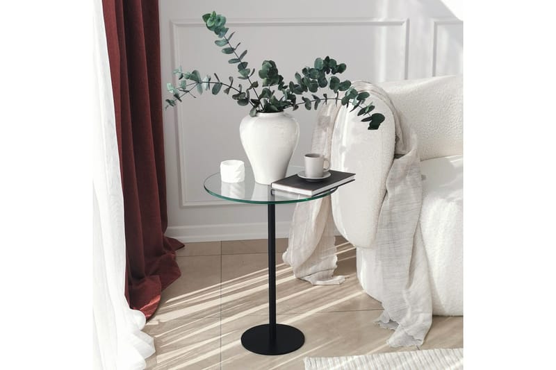 Sotinge Sofabord 40x50x40 cm Rundt - Sort - Møbler - Borde - Sofabord