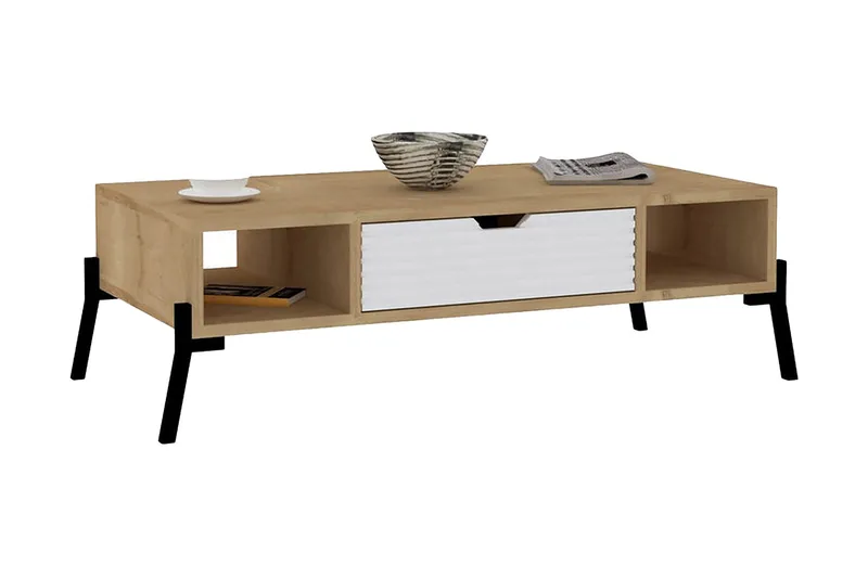 Stalmani Sofabord 100x28,2x100 cm - Blå - Møbler - Borde - Sofabord