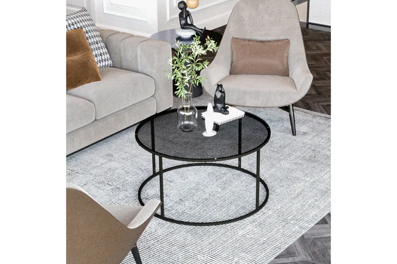 Startis Sofabord 60 cm - Sort - Møbler - Borde - Sofabord