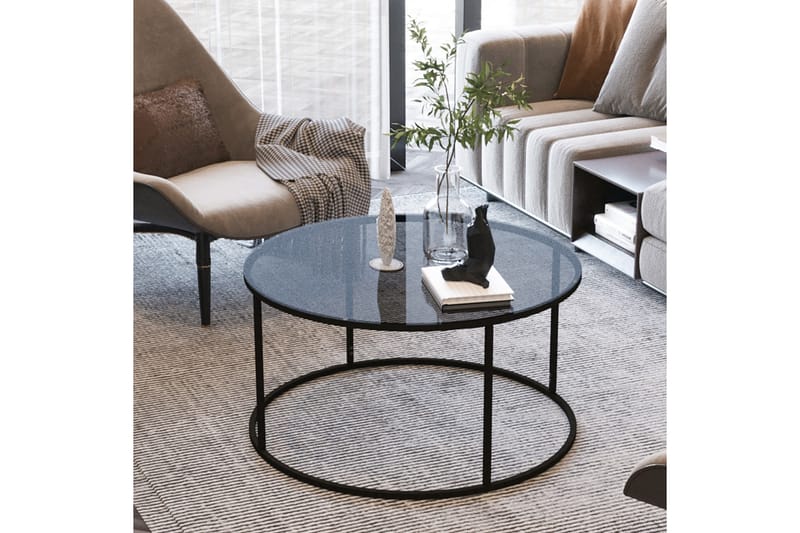 Startis Sofabord 60 cm - Sort - Møbler - Borde - Sofabord