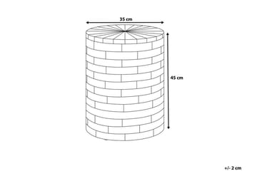 Stejle sofabord 35 cm - Brun - Møbler - Borde - Sofabord