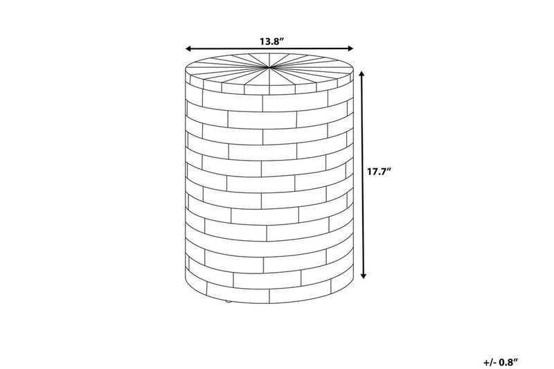 Stejle sofabord 35 cm - Brun - Sofabord