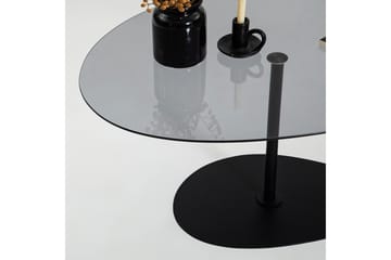 Svanabyn Sofabord 90 cm - Grå/Sort - Møbler - Borde - Sofabord