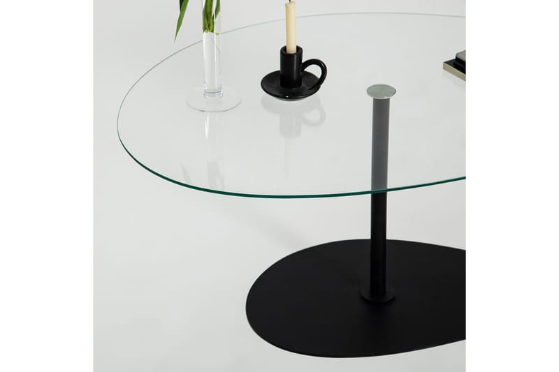 Svanabyn Sofabord 90 cm - Sort - Møbler - Borde - Sofabord