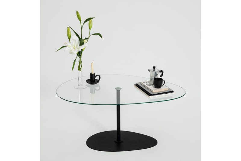 Svanabyn Sofabord 90 cm - Sort - Møbler - Borde - Sofabord