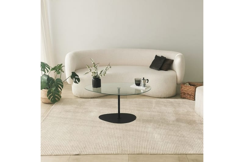 Svanabyn Sofabord 90 cm - Sort - Møbler - Borde - Sofabord