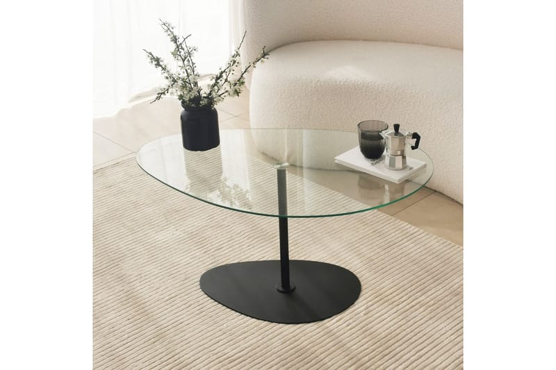 Svanabyn Sofabord 90 cm - Sort - Møbler - Borde - Sofabord