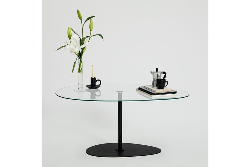 Svanabyn Sofabord 90 cm - Sort - Møbler - Borde - Sofabord