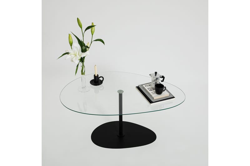 Svanabyn Sofabord 90 cm - Sort - Møbler - Borde - Sofabord