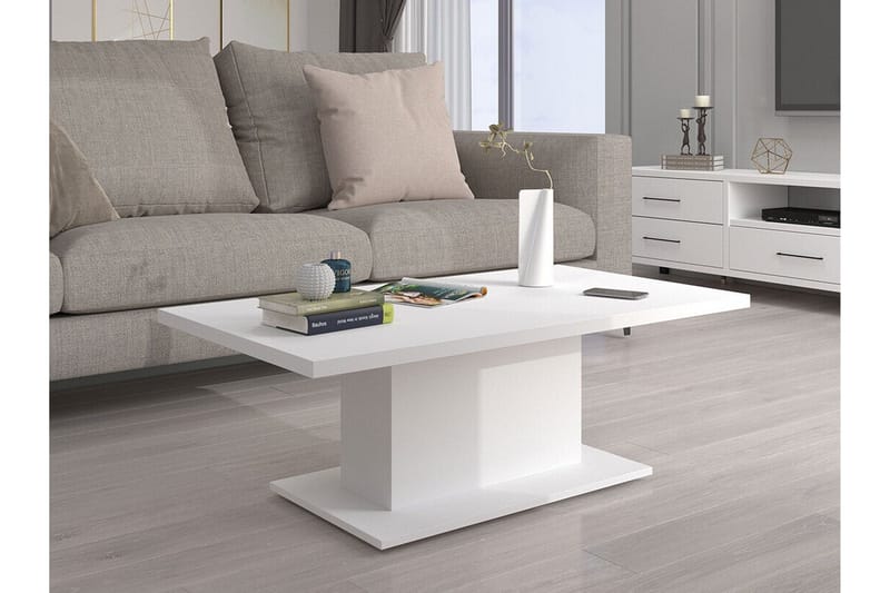 Tallow Soffbord 60 cm NO_BRAND White - Møbler - Borde - Sofabord
