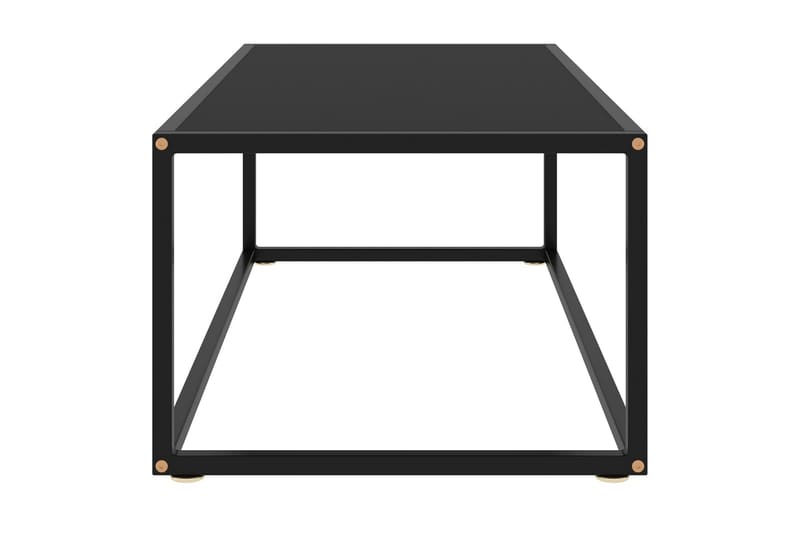tebord 100x50x35 cm glas sort - Sort - Møbler - Borde - Sofabord
