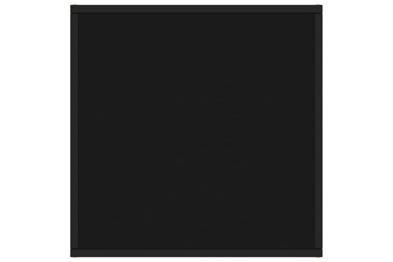 tebord 60x60x35 cm glas sort - Sort - Møbler - Borde - Sofabord