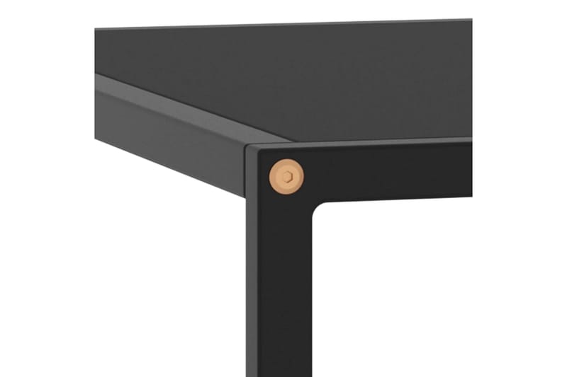 tebord 60x60x35 cm glas sort - Sort - Møbler - Borde - Sofabord