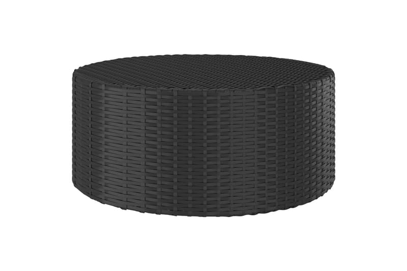 tebord 68x68x30 cm polyrattan sort - Sort - Møbler - Borde - Sofabord