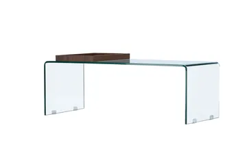 Telemark Sofabord 110x50 cm - Transparent - Møbler - Borde - Sofabord