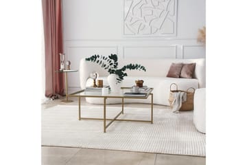 Telence Sofabord 85x35x85 cm - Guld - Møbler - Borde - Sofabord