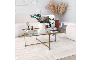 Telence Sofabord 85x35x85 cm - Guld - Møbler - Borde - Sofabord